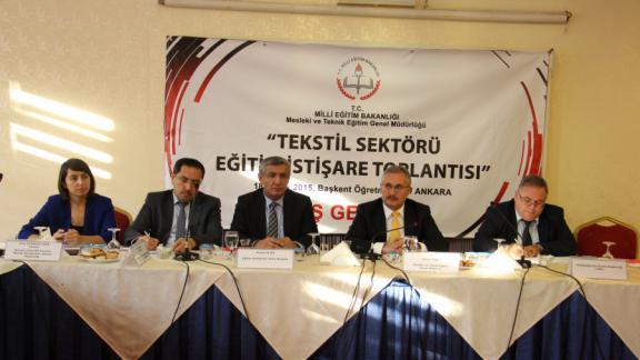 Tekstil Sektörü Eğitim İstişare Toplantısı Ankarada Yapıldı