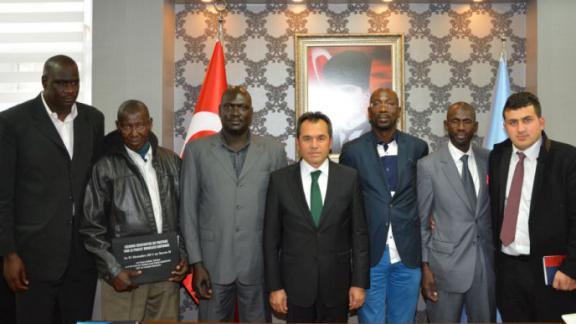 Genel Müdürümüz Sayın Osman Nuri GÜLAY, Senegal heyetini makamında kabul etti