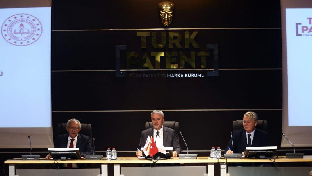 Millî Eğitim Bakanlığı ve Türk Patent ve Marka Kurumu Arasında İş birliği Protokolü İmzalandı