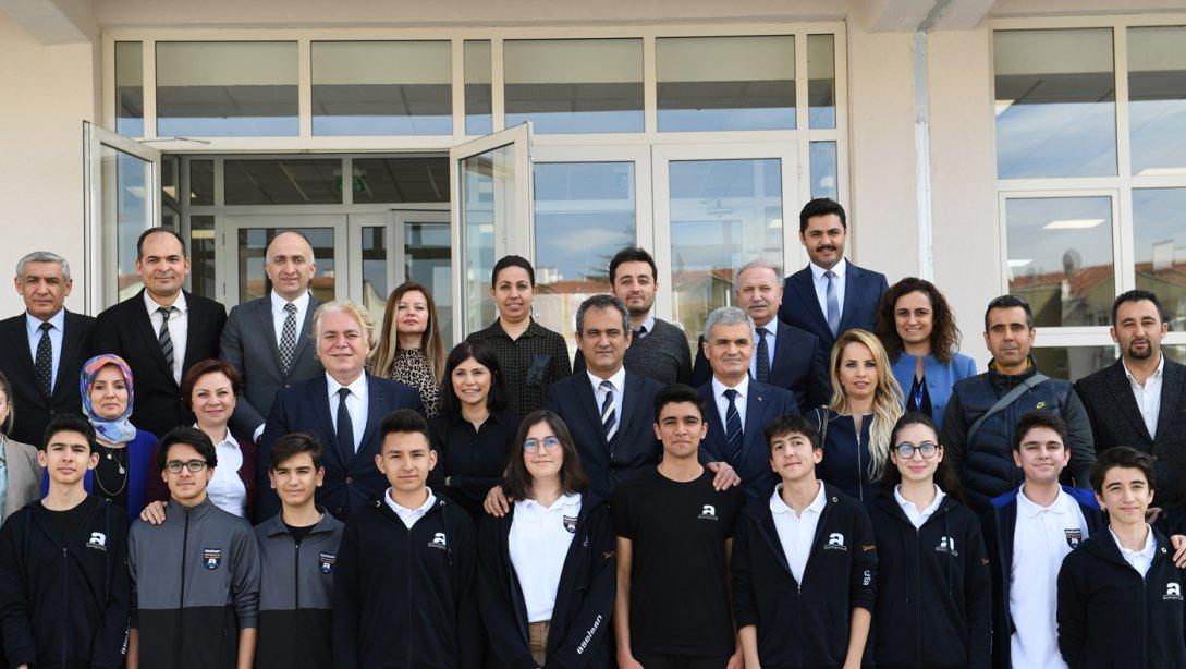 Millî Eğitim Bakan Yardımcısı Mahmut ÖZER ve Genel Müdürümüz Kemal Varın NUMANOĞLU ASELSAN Mesleki ve Teknik Anadolu Lisesini Ziyaret Etti