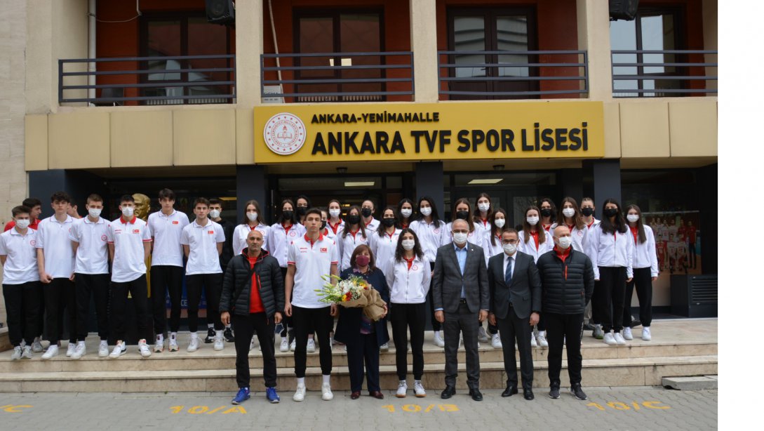 Genel Müdürümüz Sayın Nazan ŞENER'in Ankara TVF Spor Lisesi Ziyareti