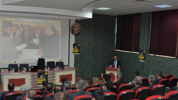  Mesleki ve Teknik Eğitim Genel Müdürü Sayın Osman Nuri GÜLAY 15.03.2016 tarihinde Şanlıurfada okul müdürleri ile bir araya geldi