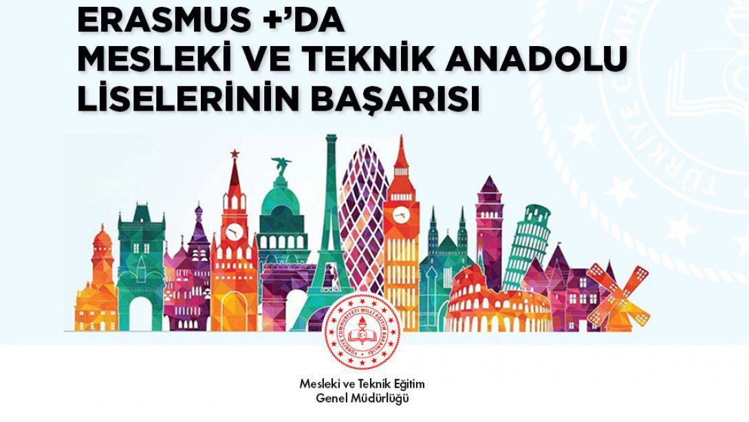 ERASMUS+'da Mesleki ve Teknik Anadolu Liselerinin Başarısı