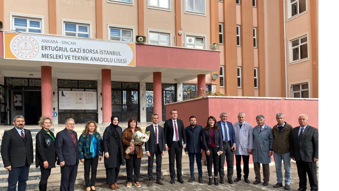 Ankara Sincan Ertuğrul Gazi Borsa İstanbul Mesleki ve Teknik Anadolu Lisesini Ziyaret
