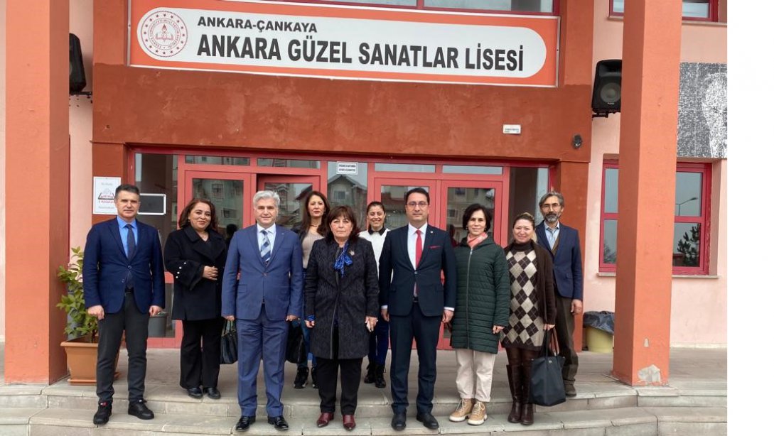 Ankara Çankaya Ankara Güzel Sanatlar Lisesi Ziyareti