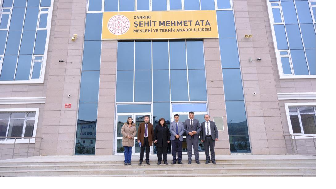 Genel Müdürümüz Nazan ŞENER'in Çankırı Merkez Çankırı Şehit Mehmet Ata Mesleki ve Teknik Anadolu Lisesi Ziyareti