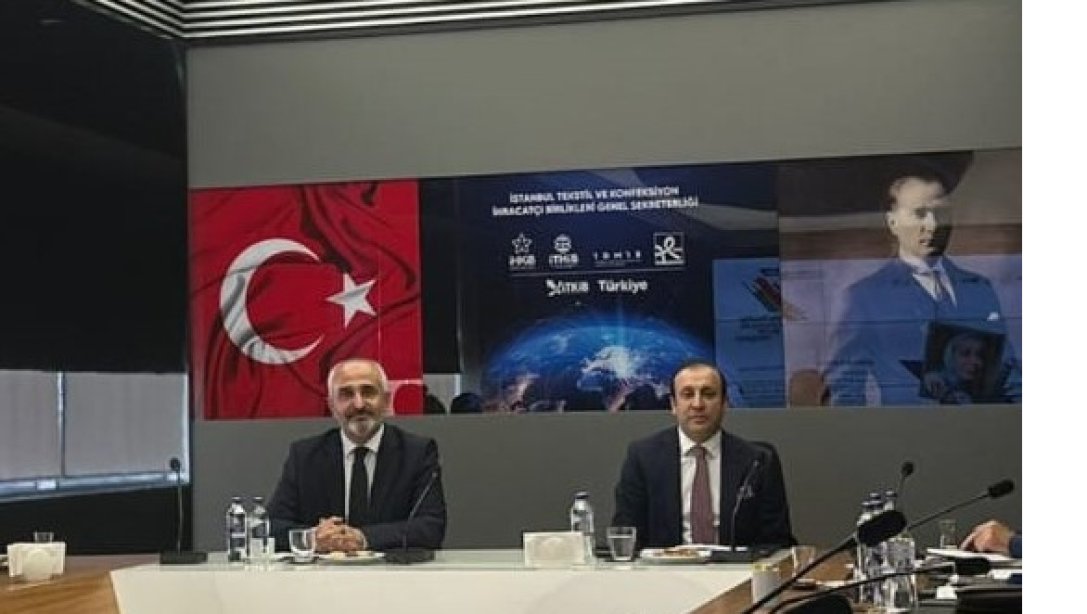 Meslekî ve Teknik Eğitim Genel Müdürü Ali KARAGÖZ İhracatçılar Meclisi (TİM) ve İstanbul Hazır Giyim ve Konfeksiyon İhracatçıları Birliği (İHKİB) ile bir araya geldi.